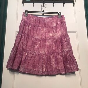 Whimsical Tiered Talbots Purple Skirt 12 Petite Fairycore
Feminine